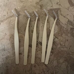 Cream Eyebrow Razors Set of 5